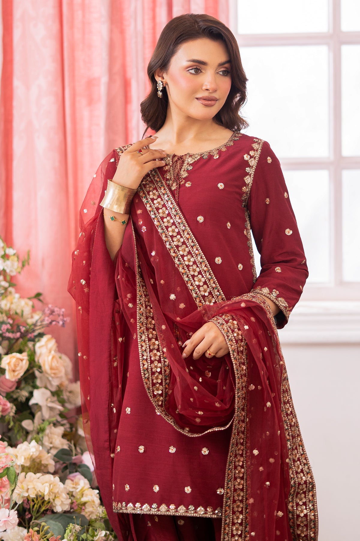 Charizma Luxury Embroidered Suit