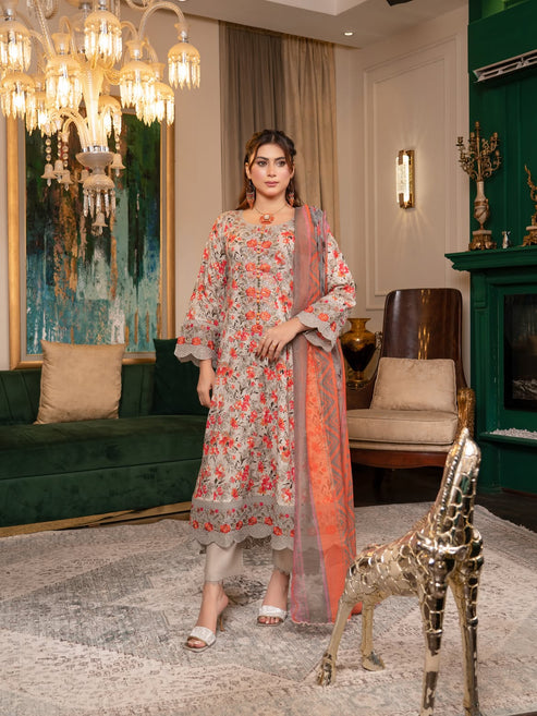 Munira Designers Embroidered Lawn