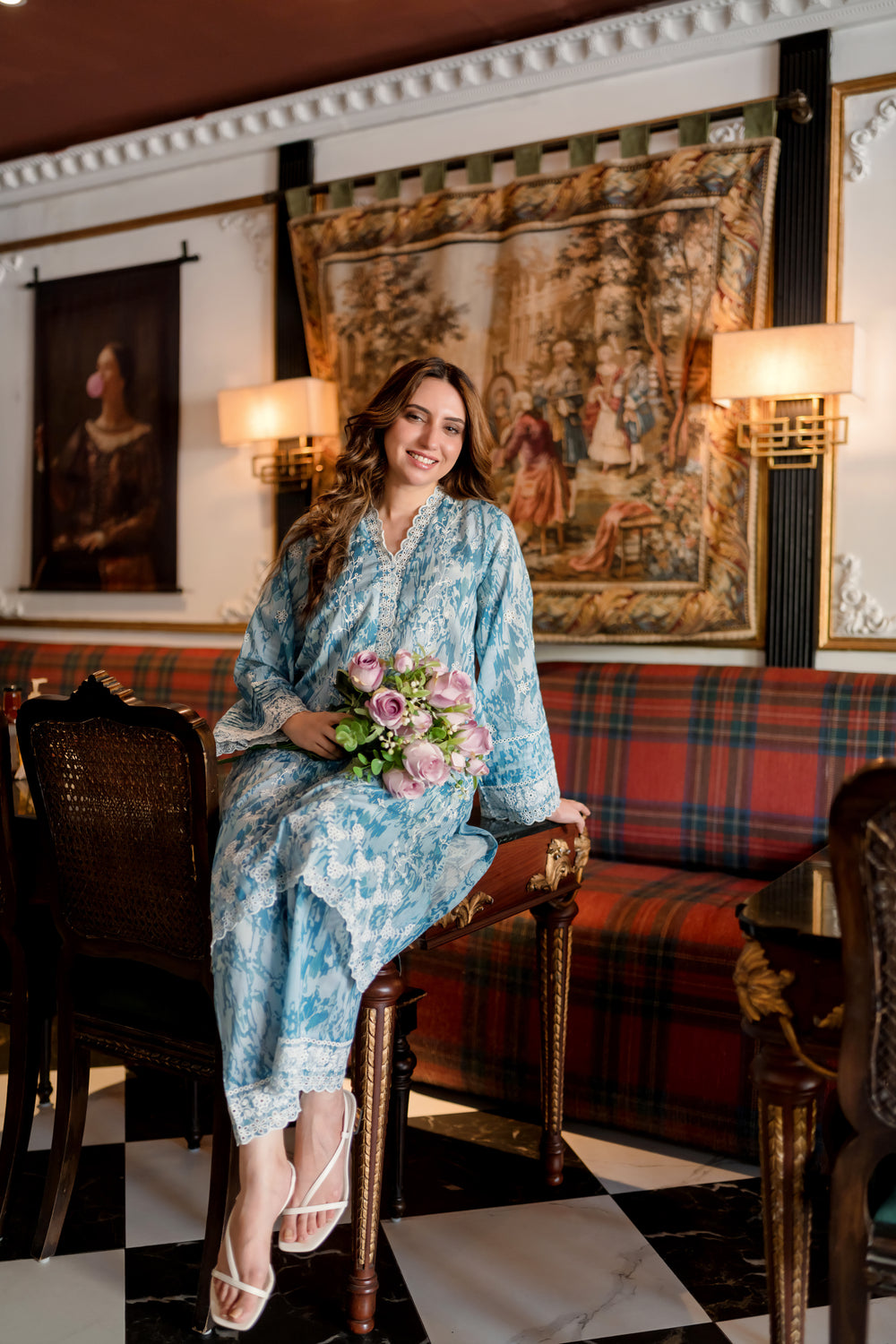 Lakhany 2pc Embroidered Suit