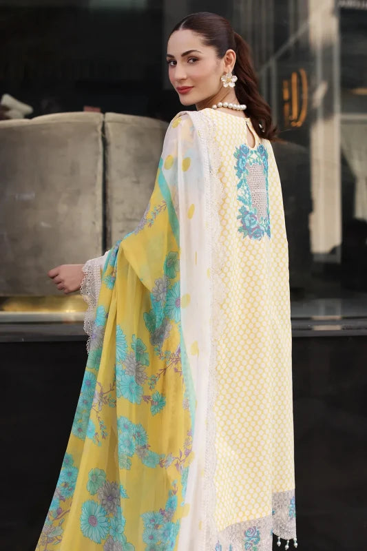 Charizma 3-PC Embroidered Lawn Suit