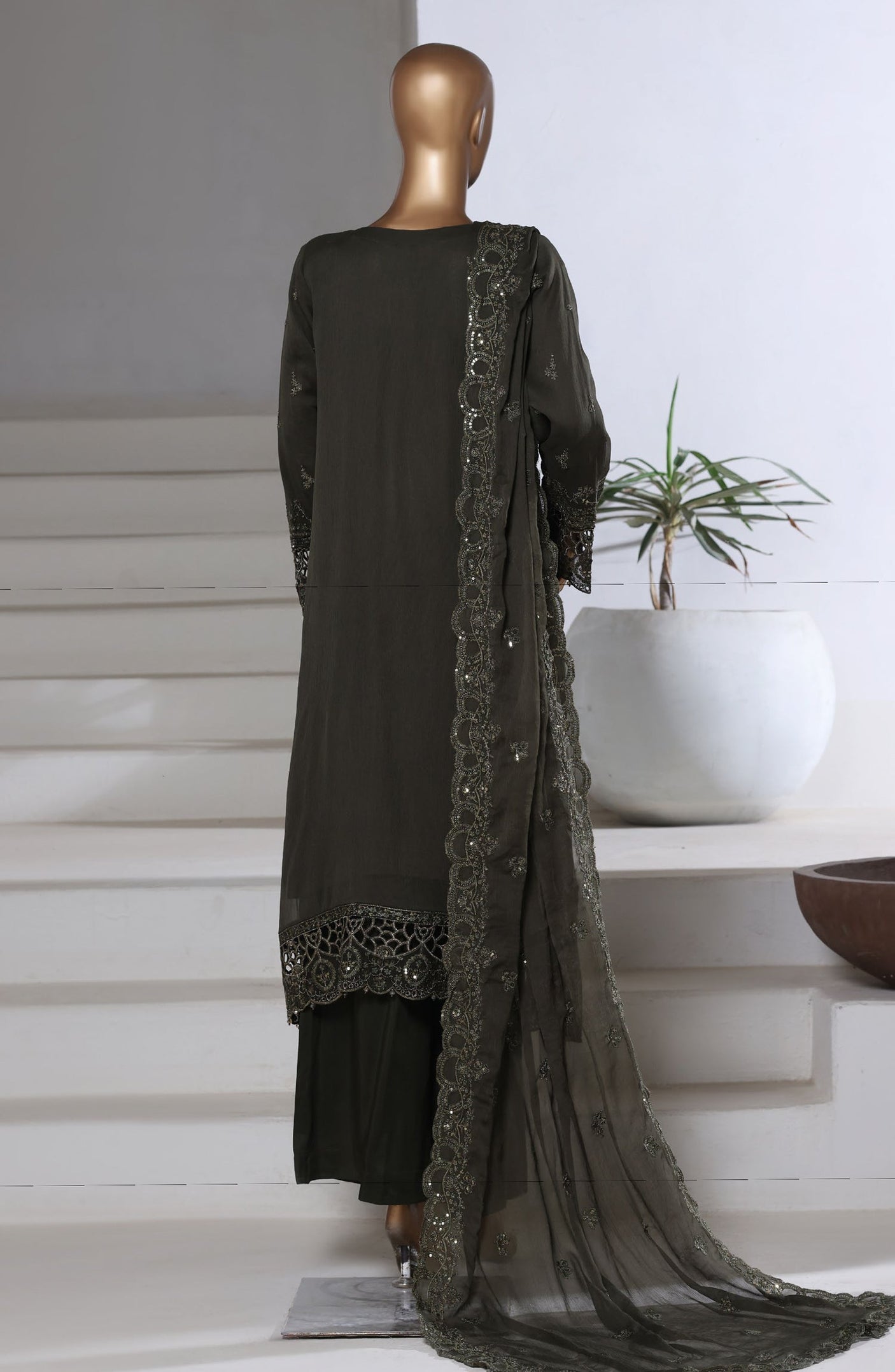 Luxury Embroidered Chiffon By Sadabahar