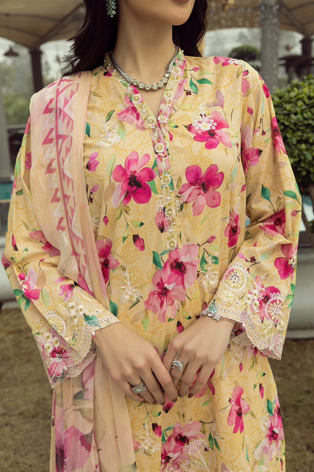 Lakhany 3pc Embroidered Suit