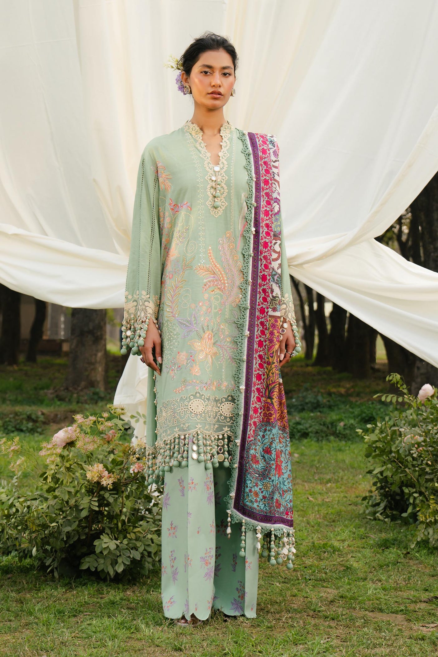 Sana Safinaz Premium Embroidered Suit