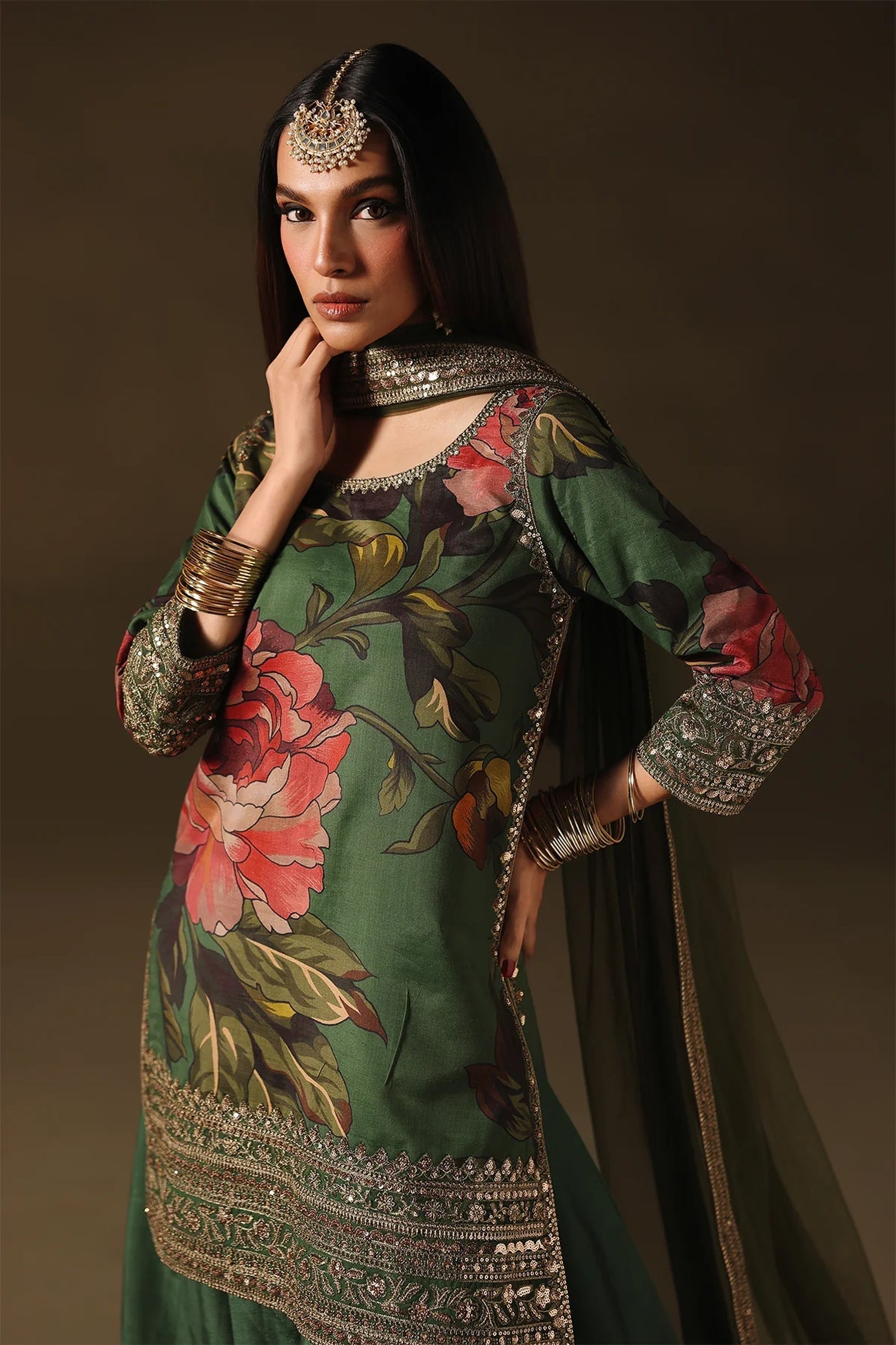 Charizma Luxury Embroidered Suit