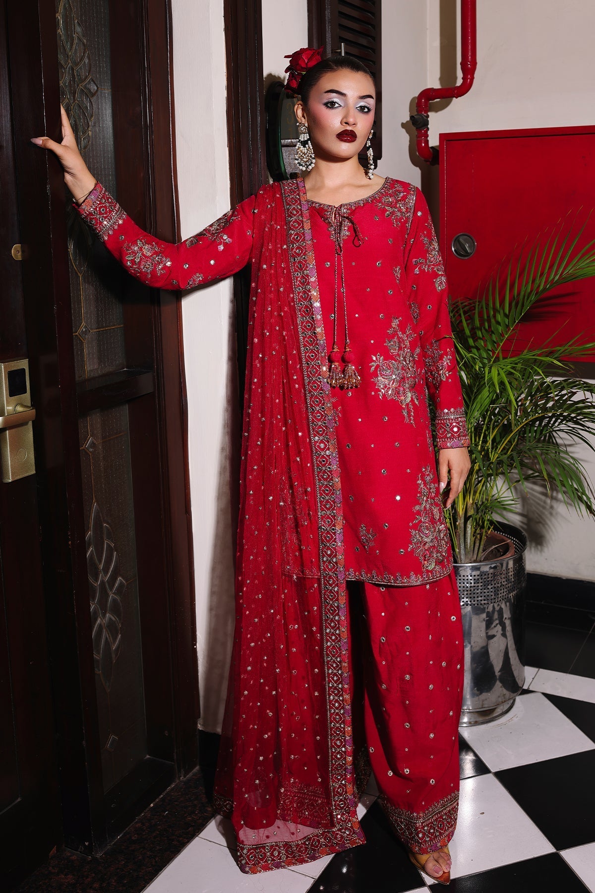 Charizma Luxury Embroidered Suit
