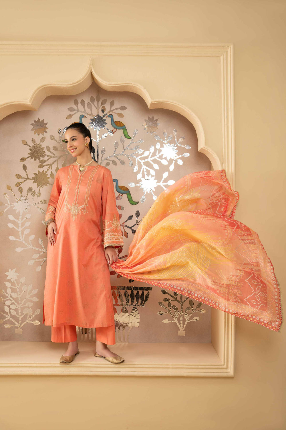 3 Piece Embroidered Suit by Nishat Linen