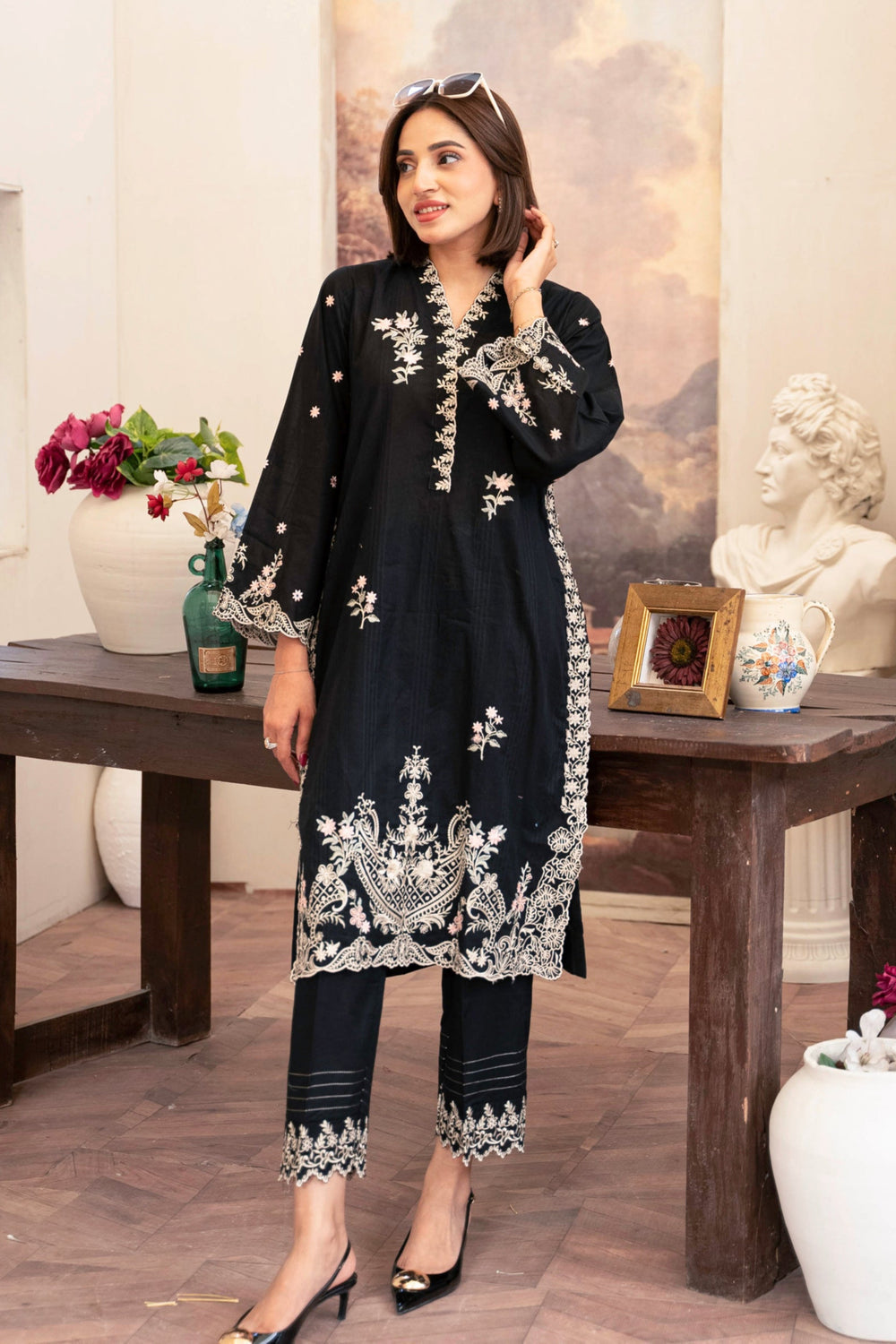 Lakhany 2pc Embroidered Suit