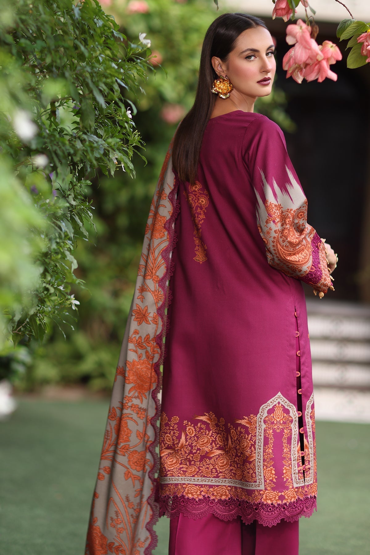 Charizma 3-PC Embroidered Lawn Suit