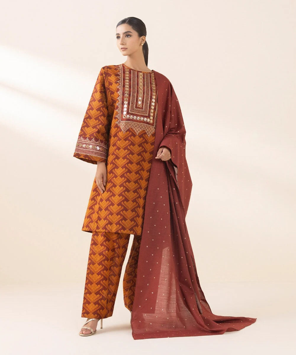 Sapphire Embroidered Suit