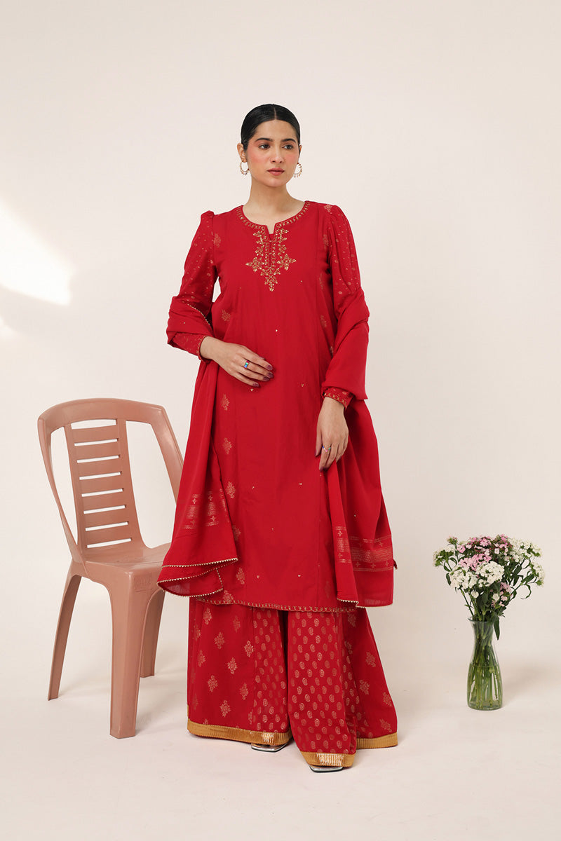 Cotton Jacquard embroidered Suit by Generation