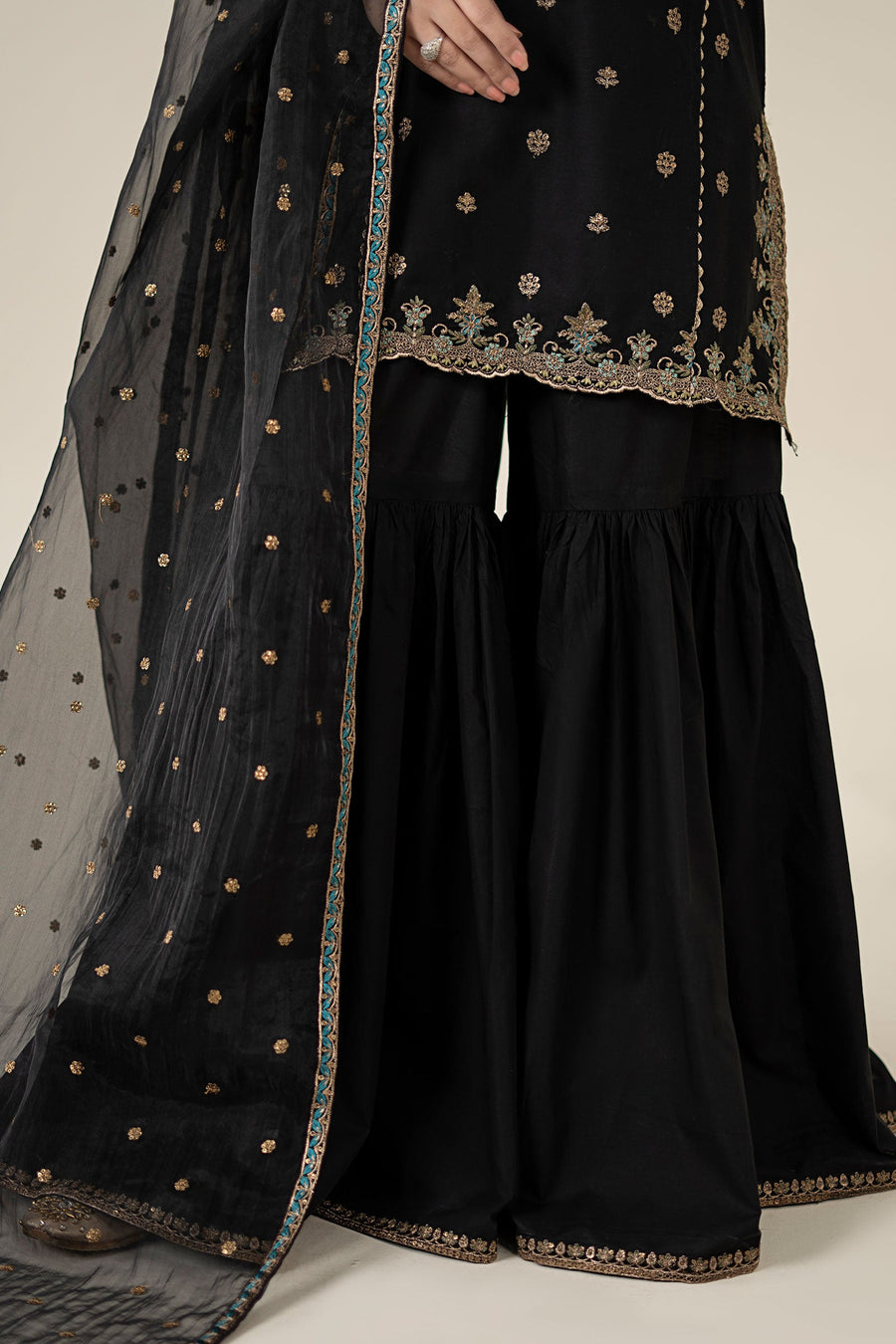 Maria. B. Embroidered Luxury Suit