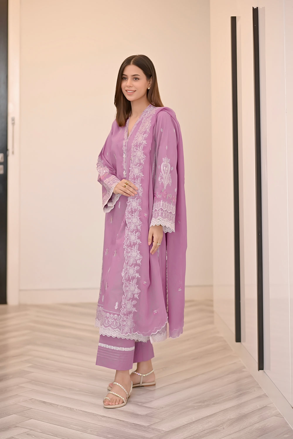 Lakhany 3pc Embroidered Suit