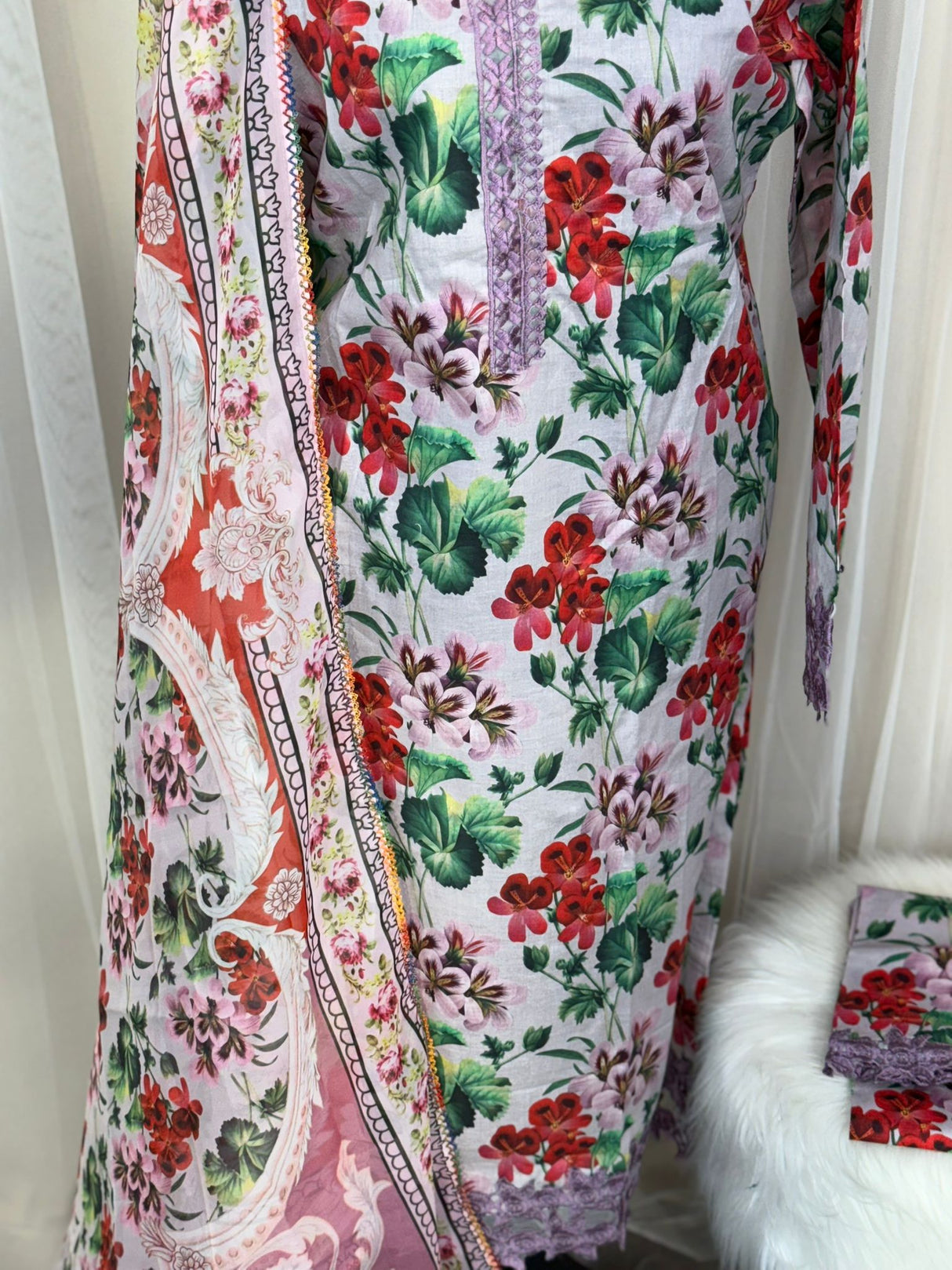 Luxury Embroidered Lawn Ready To Ship