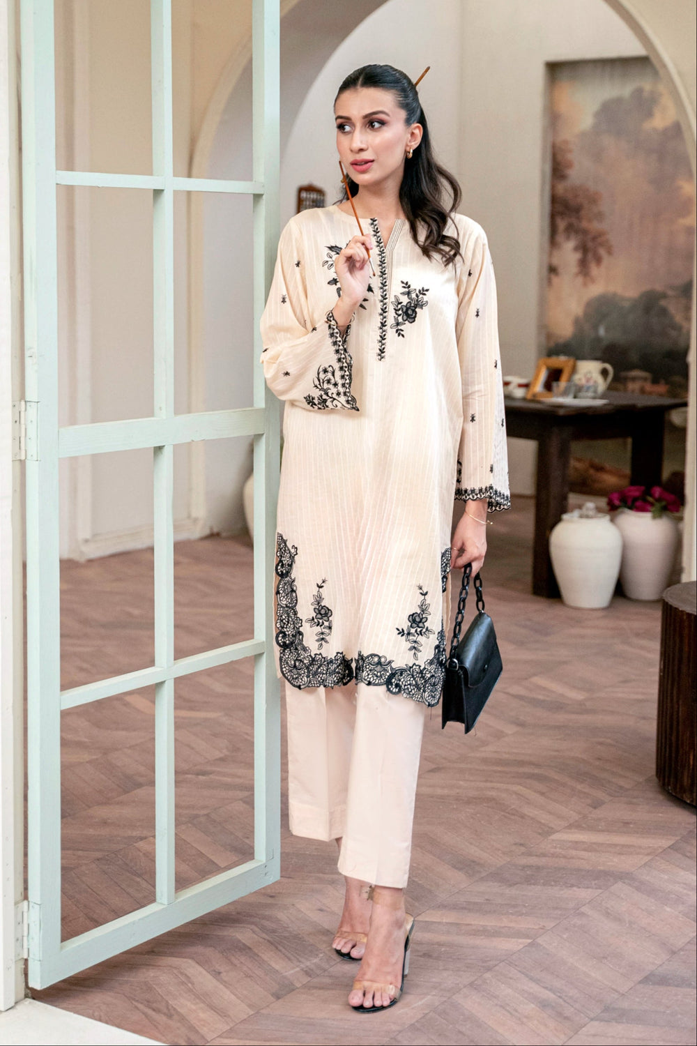 Lakhany 2pc Embroidered Suit