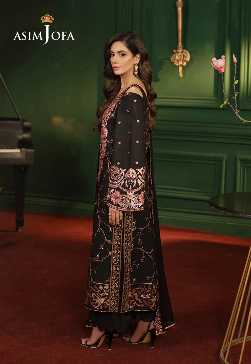 Asim Jofa Embroidered 3pc Suit
