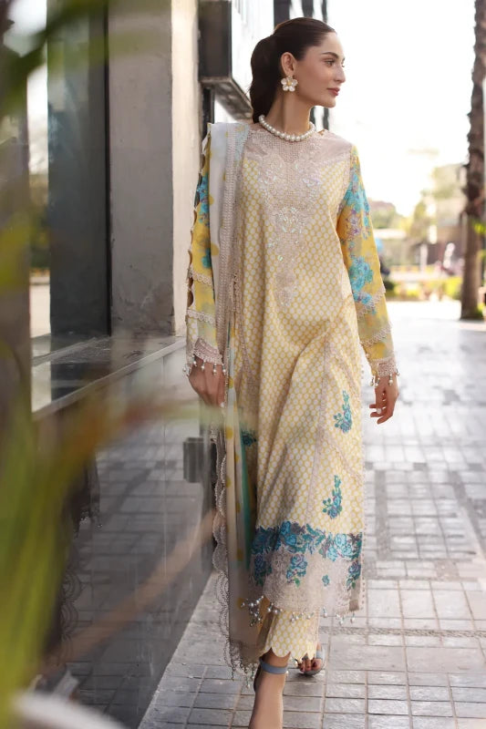 Charizma 3-PC Embroidered Lawn Suit