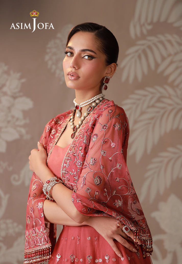 Zari By Asim Jofa Luxury Embroidered Poly Net Collection