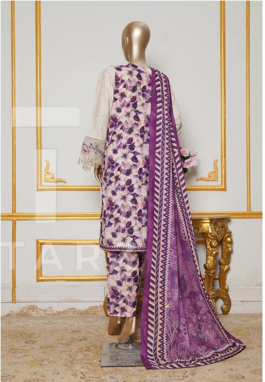 BIN SAEED EMBROIDERED LUXURY LAWN