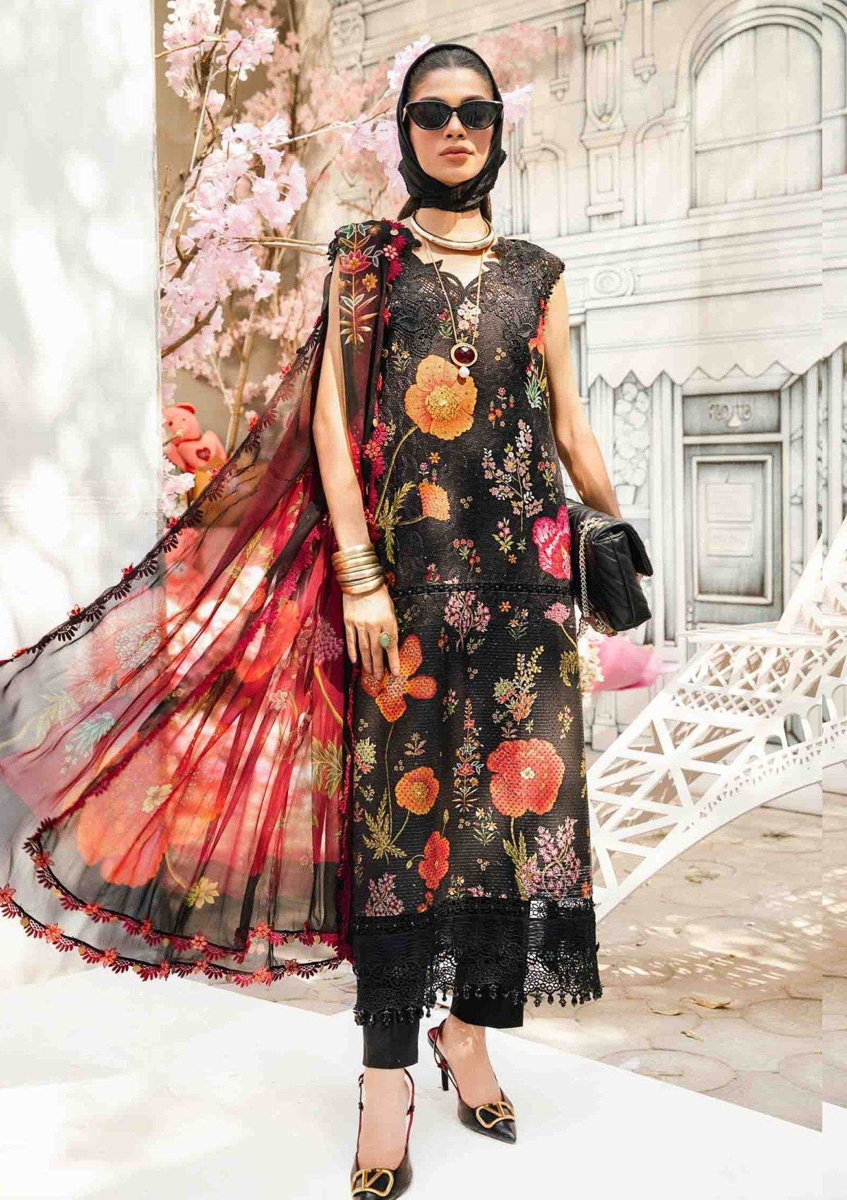 Maria B Mprints Embroidered Lawn Collection