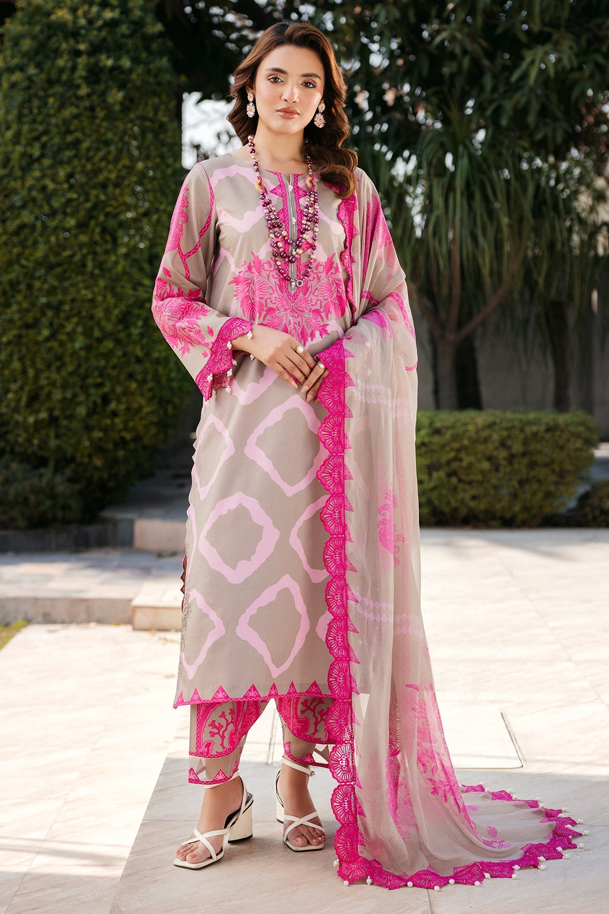 Charizma Luxury Embroidered Suit