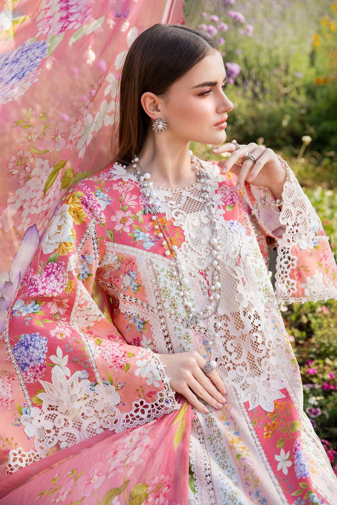 Maria B Embroidered Suit Collection