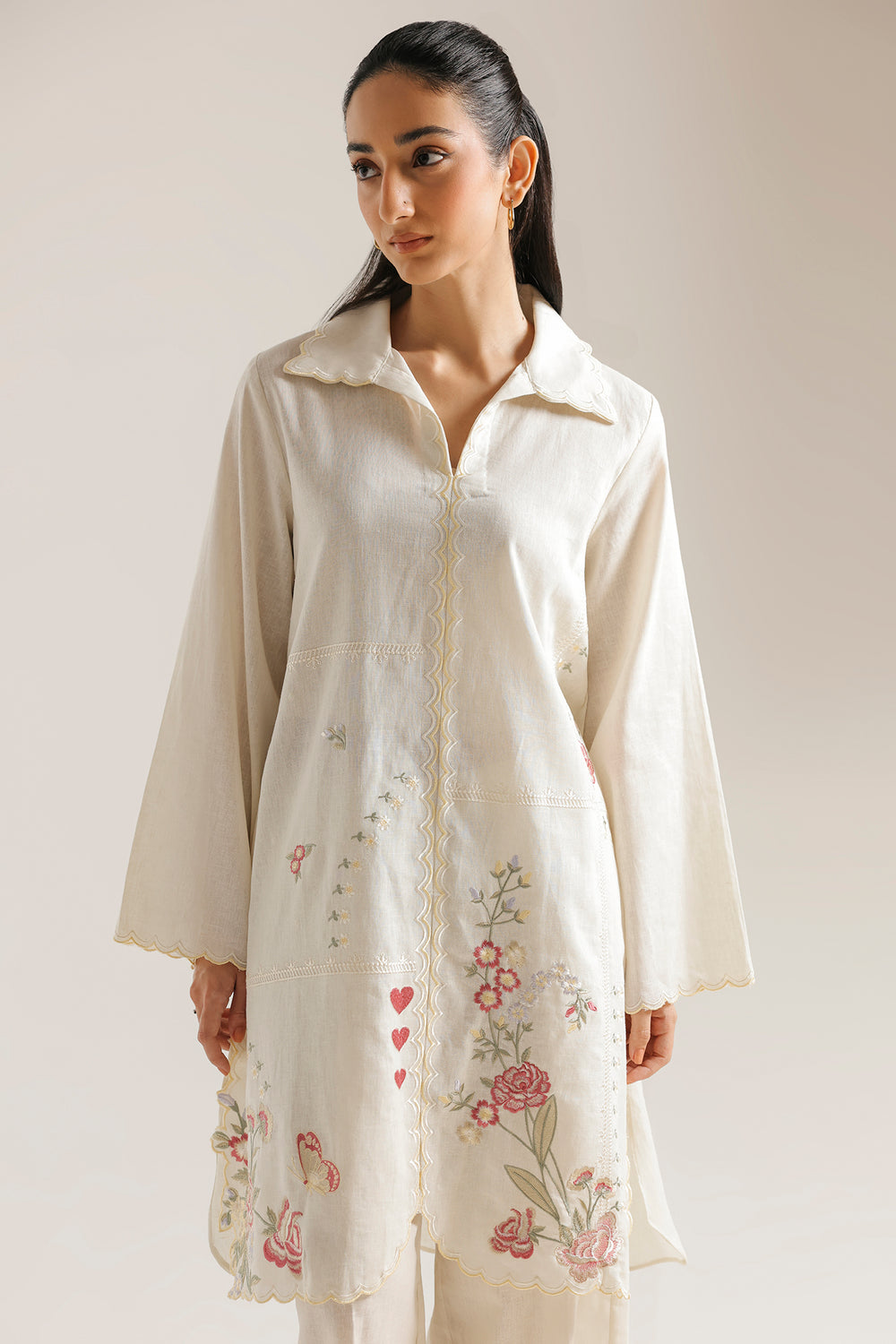 Ethnic Embroidered 2pc Suit
