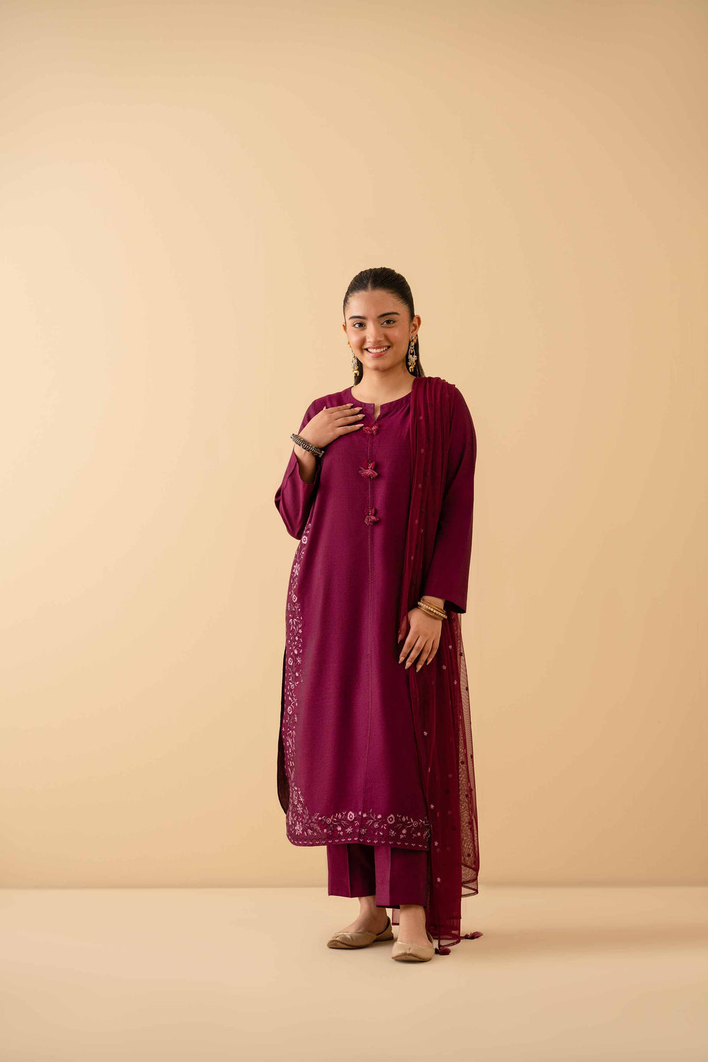 3 Piece Embroidered Suit by Nishat Linen