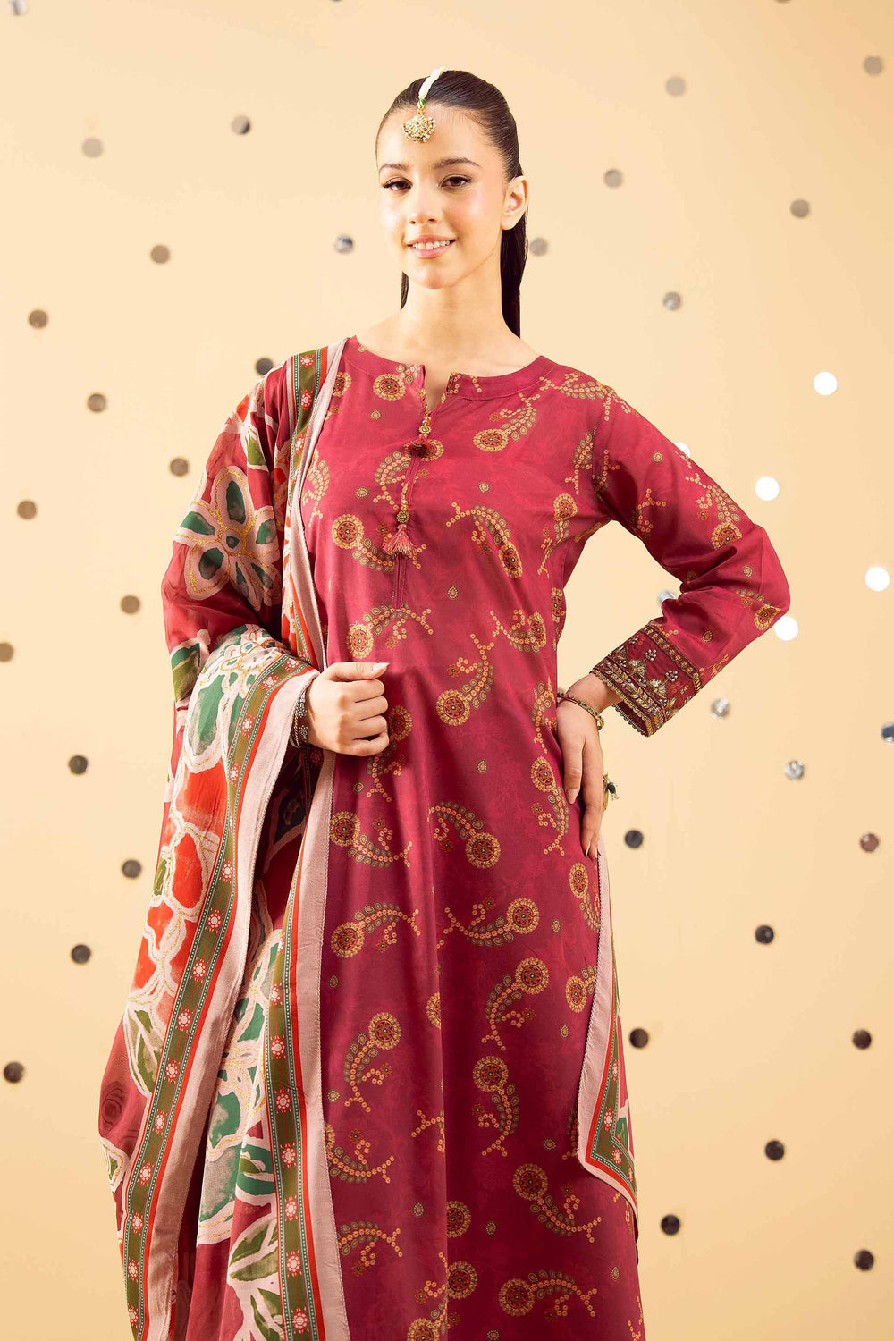 3 Piece Embroidered Suit by Nishat Linen