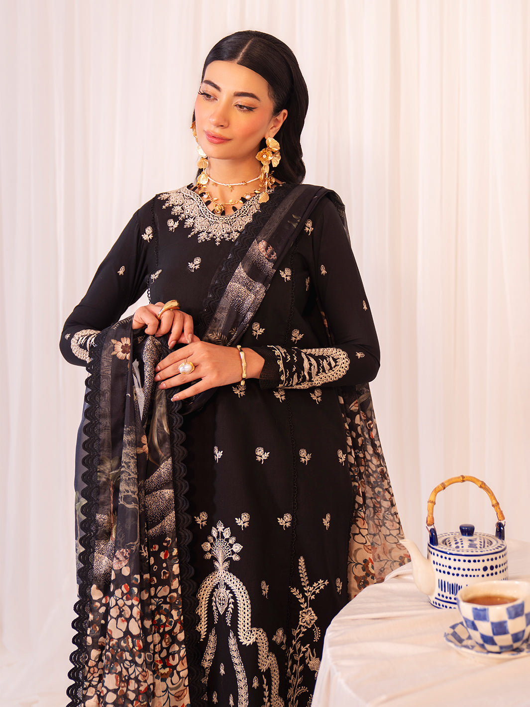 Celine by Faiza Faisal Embroidered Lawn Suits