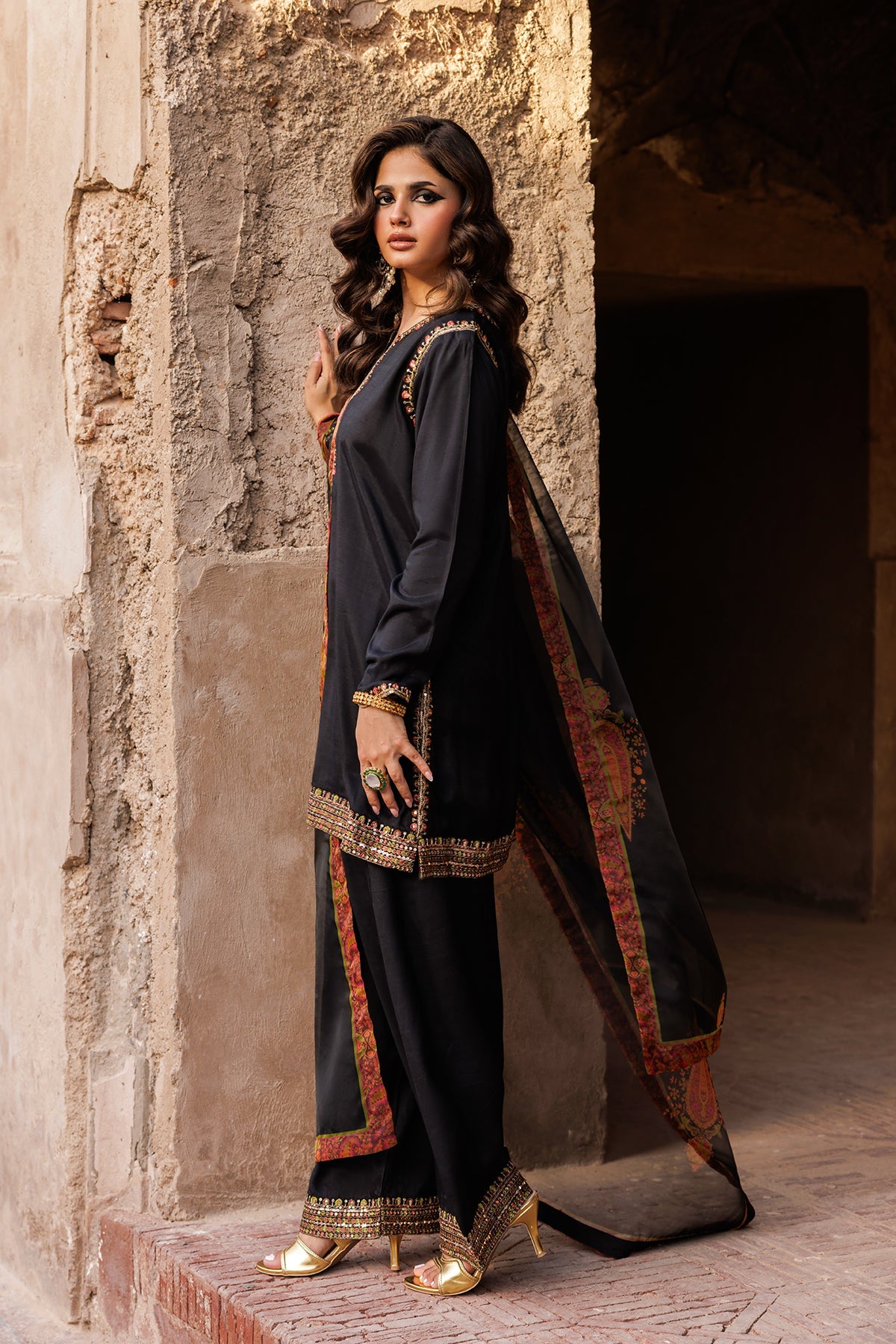 Charizma Luxury Embroidered Suit