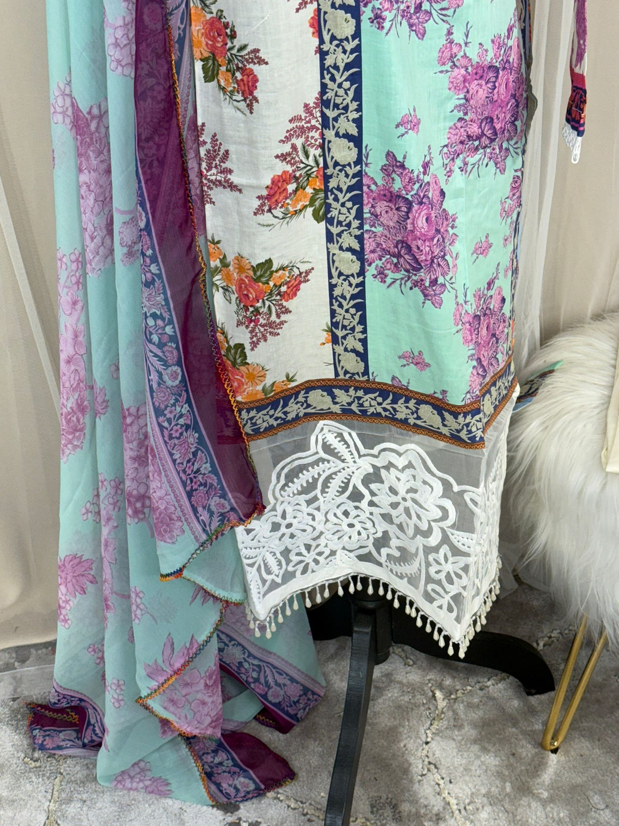 Luxury Embroidered Lawn Ready To Ship