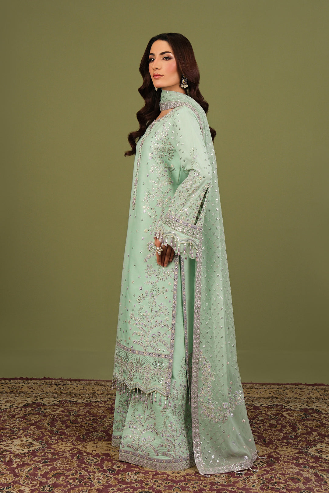 Luxe By Alizeh Raw Silk Suit