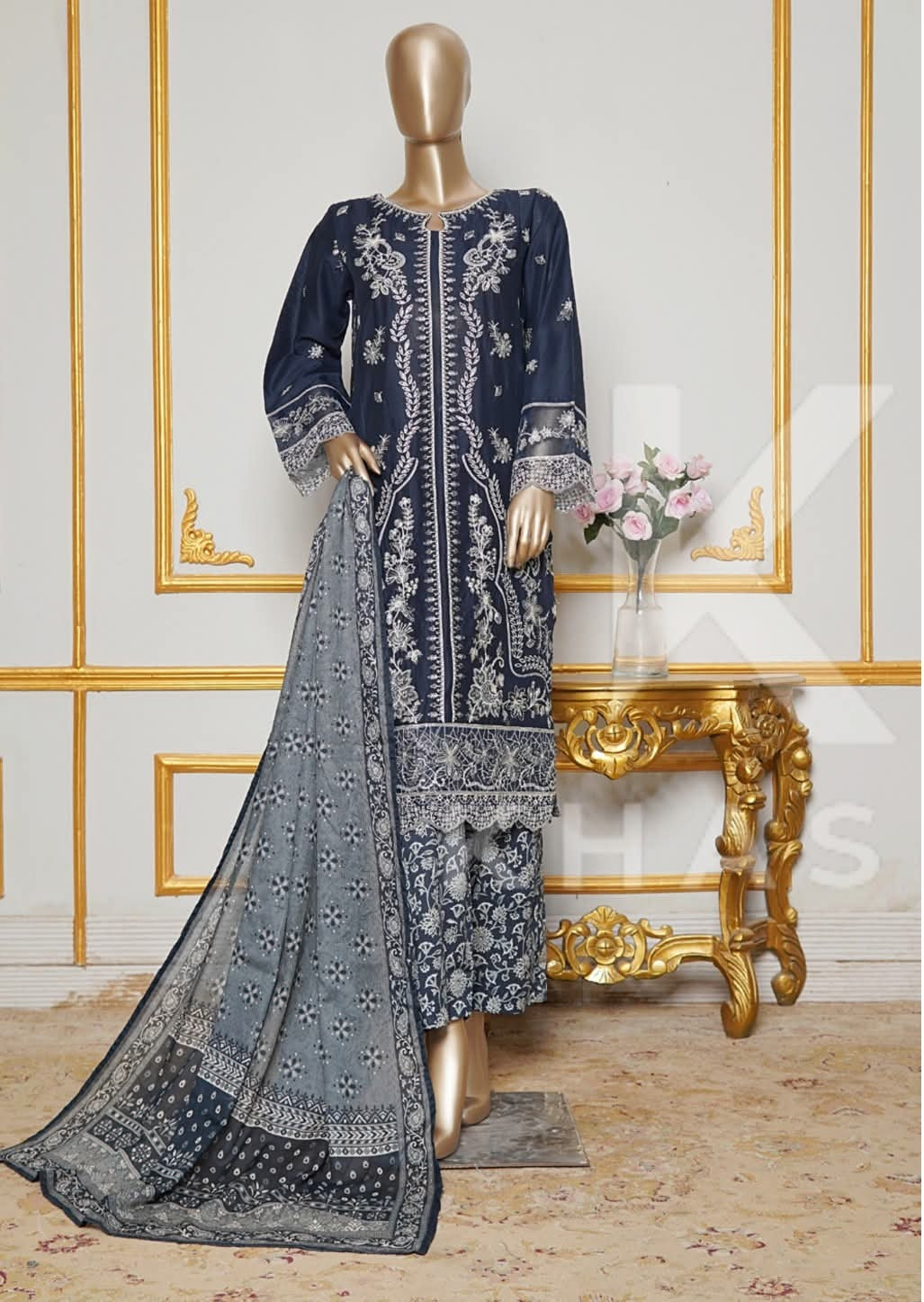 BIN SAEED EMBROIDERED LUXURY LAWN