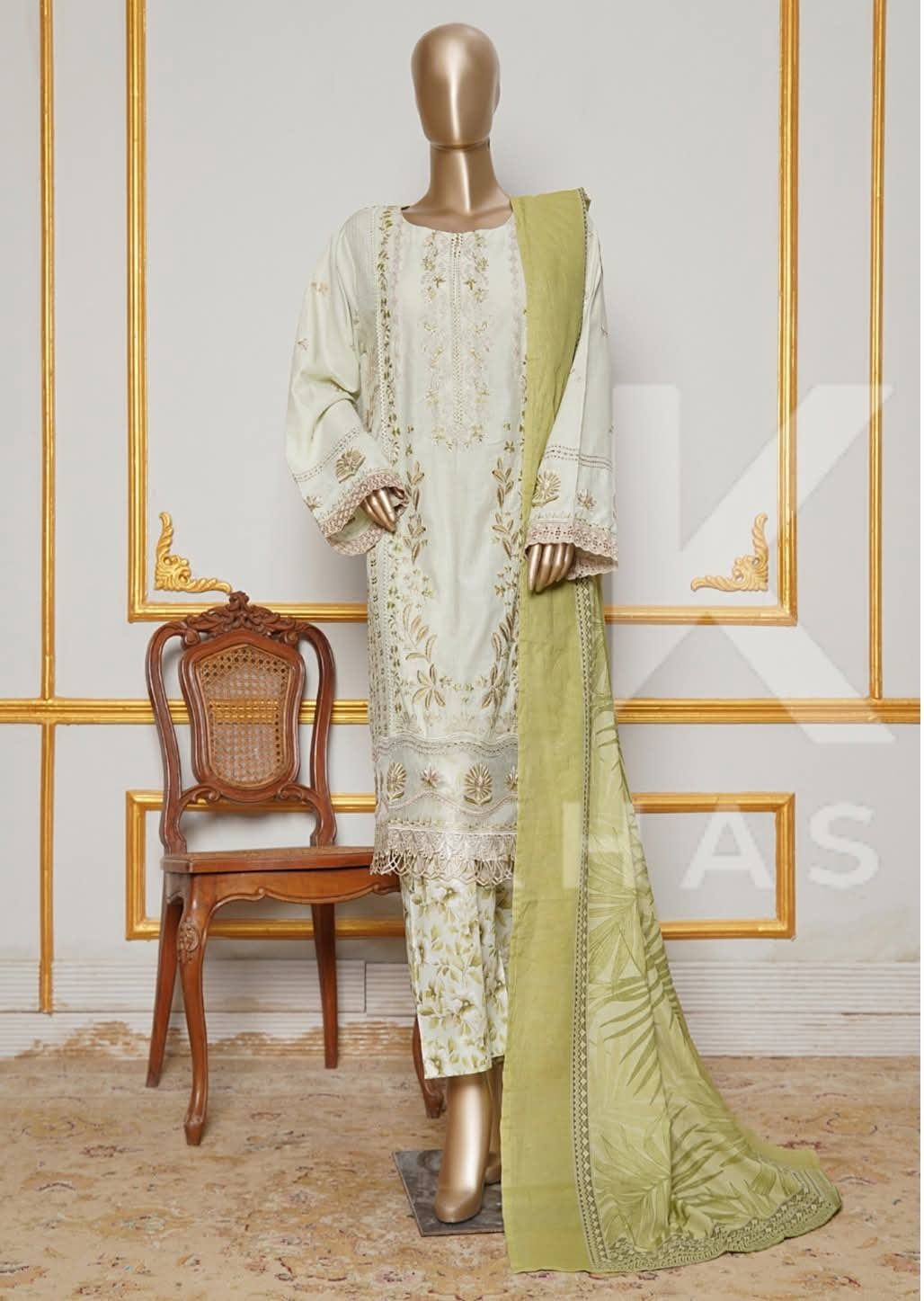 BIN SAEED EMBROIDERED LUXURY LAWN