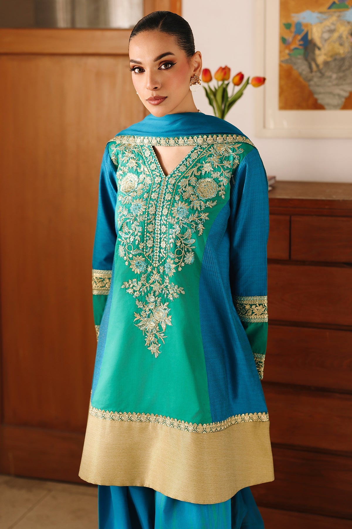 3-PC Embroidered Zarri Collection By Charizma