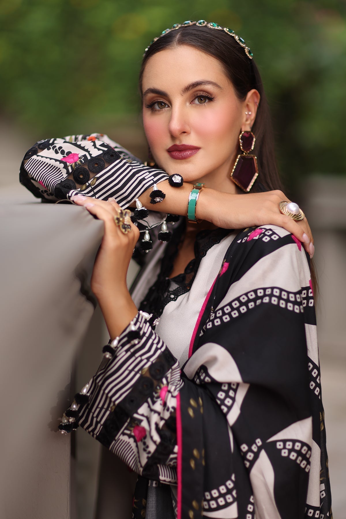 Charizma 3-PC Embroidered Lawn Suit