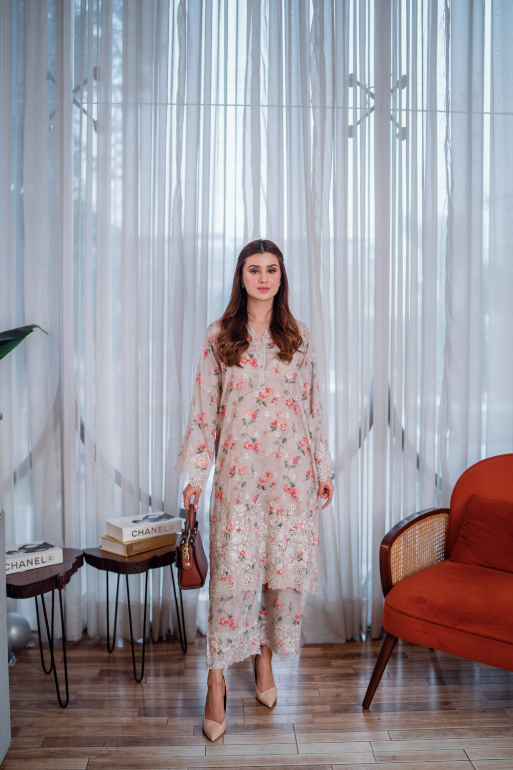 Lakhany 2pc Embroidered Suit