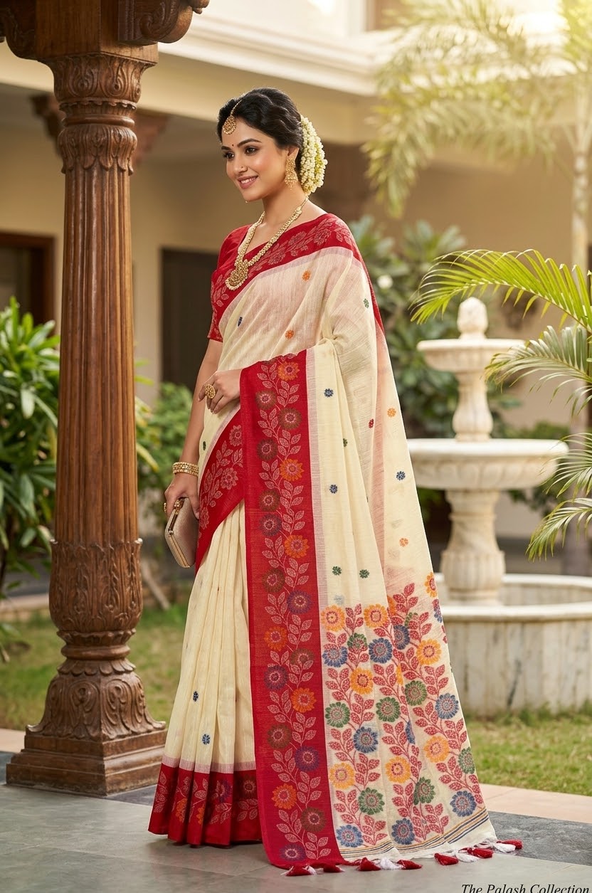 Exclusive Gicha Cotton Saree