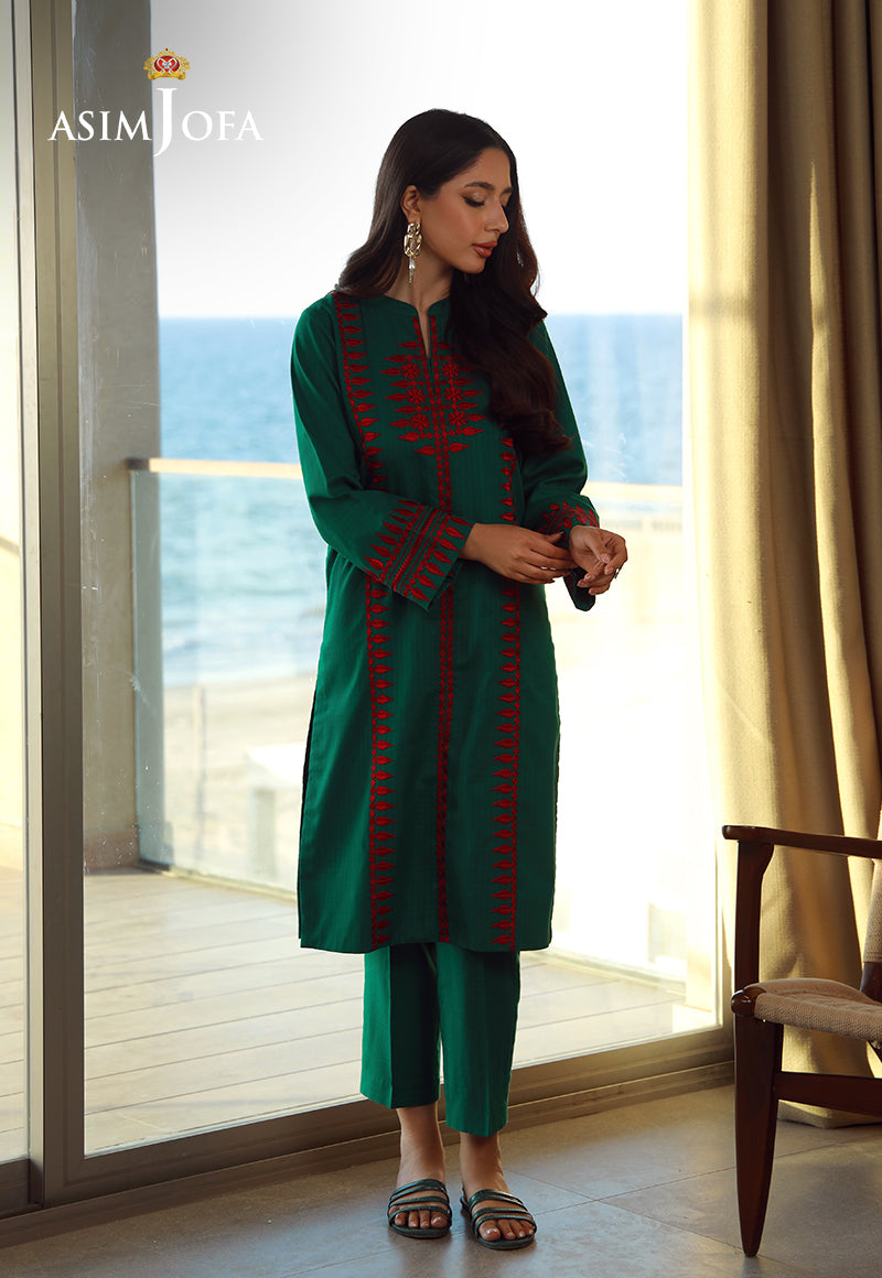 Asim Jofa Embroidered 2pc Suit