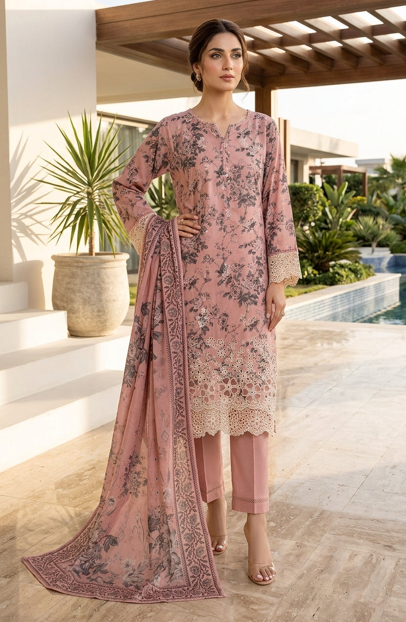 Sada Bahar Festive Embroidered Lawn
