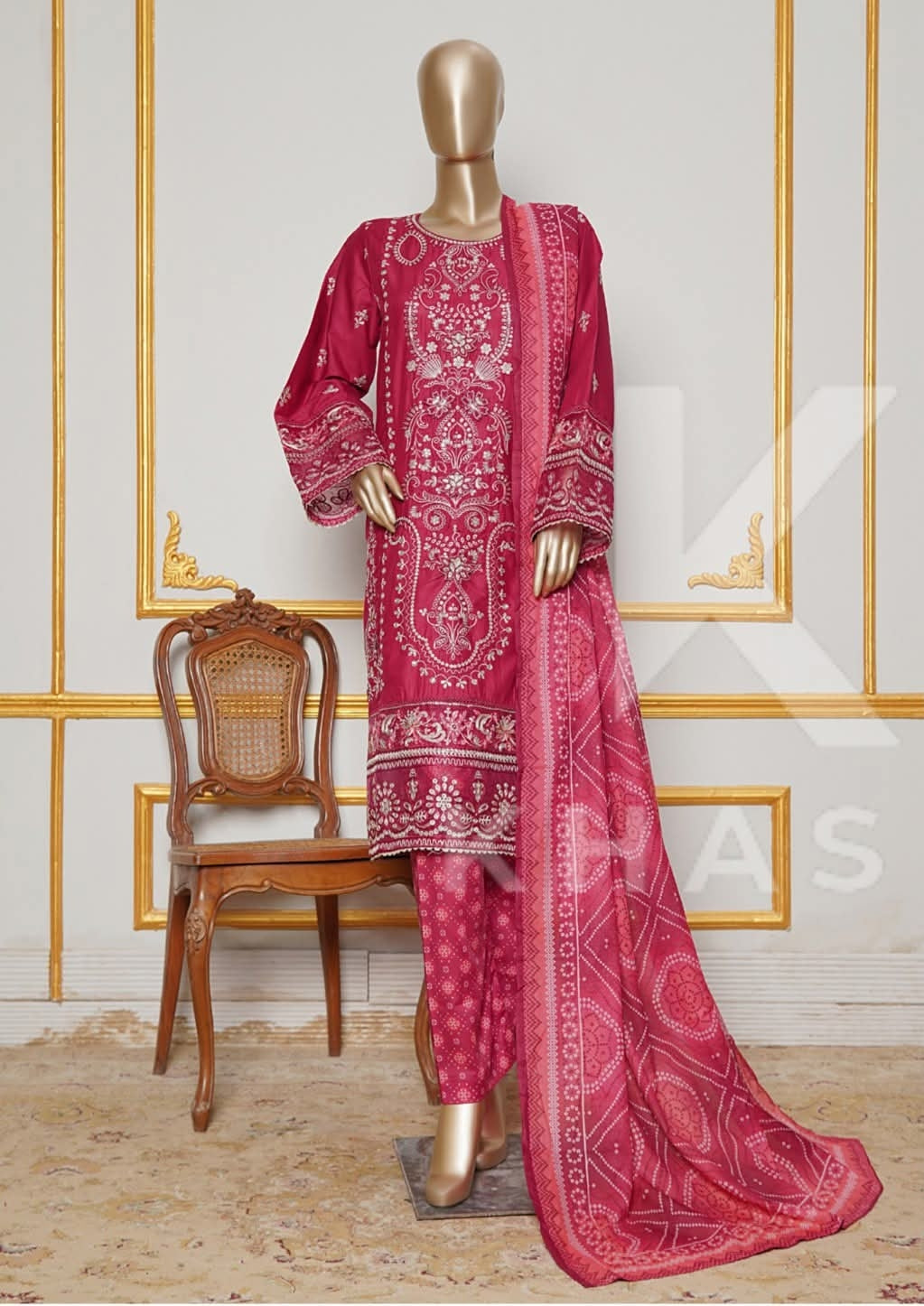 BIN SAEED EMBROIDERED LUXURY LAWN