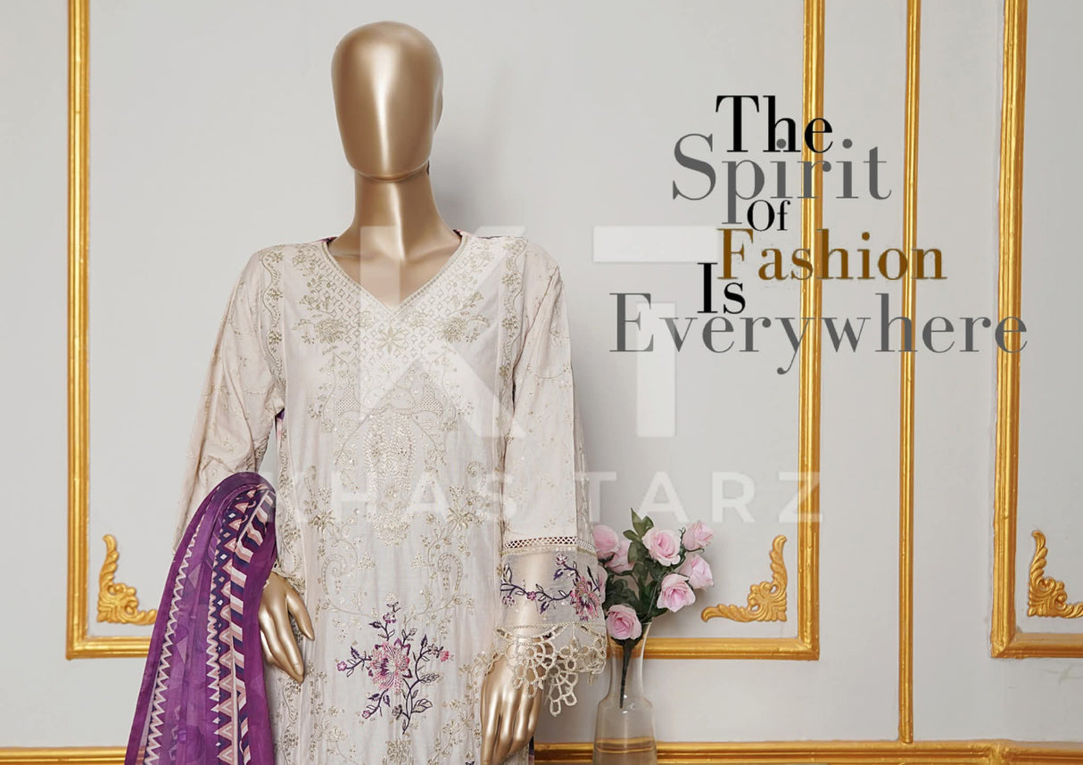 BIN SAEED EMBROIDERED LUXURY LAWN