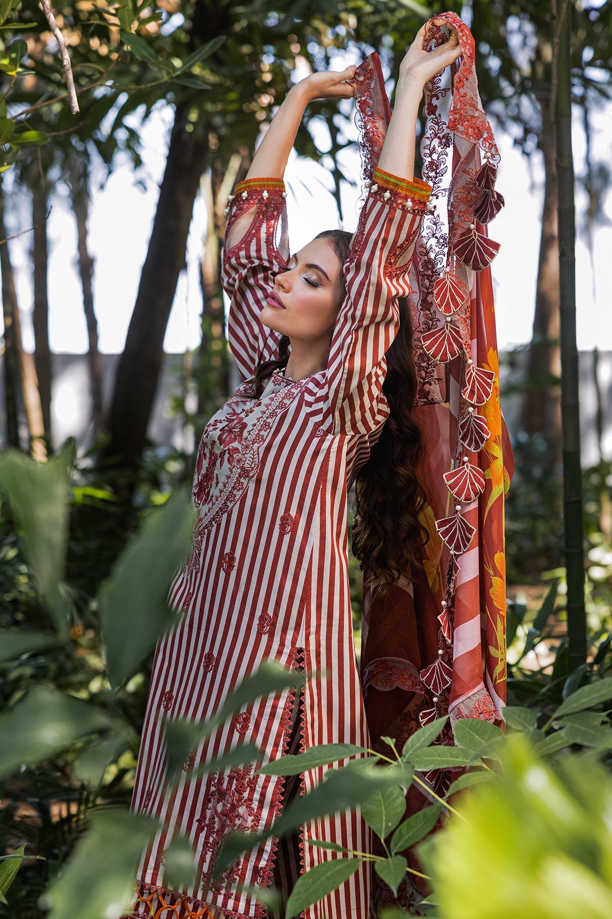 Charizma Luxury Embroidered Suit