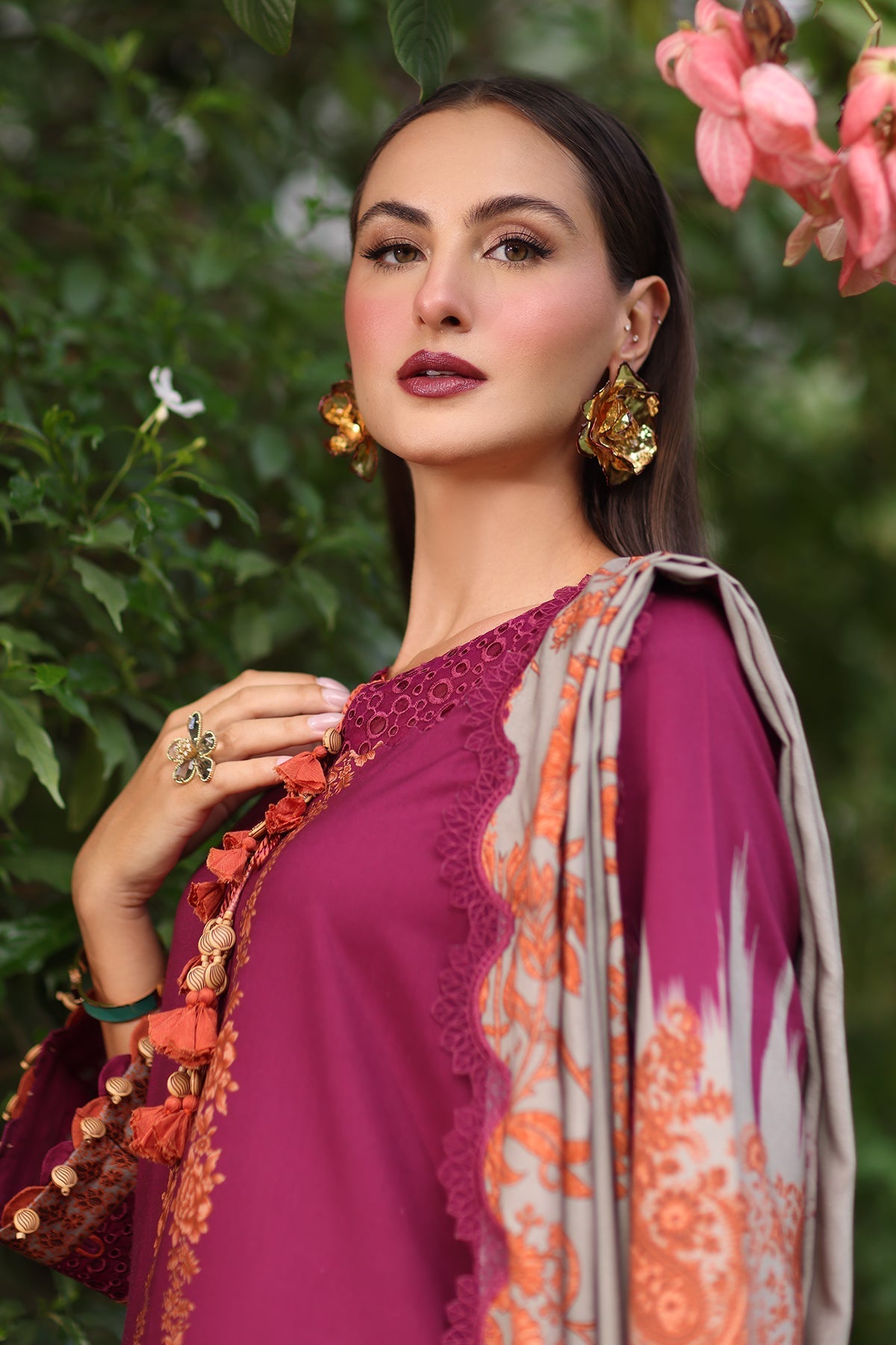 Charizma 3-PC Embroidered Lawn Suit