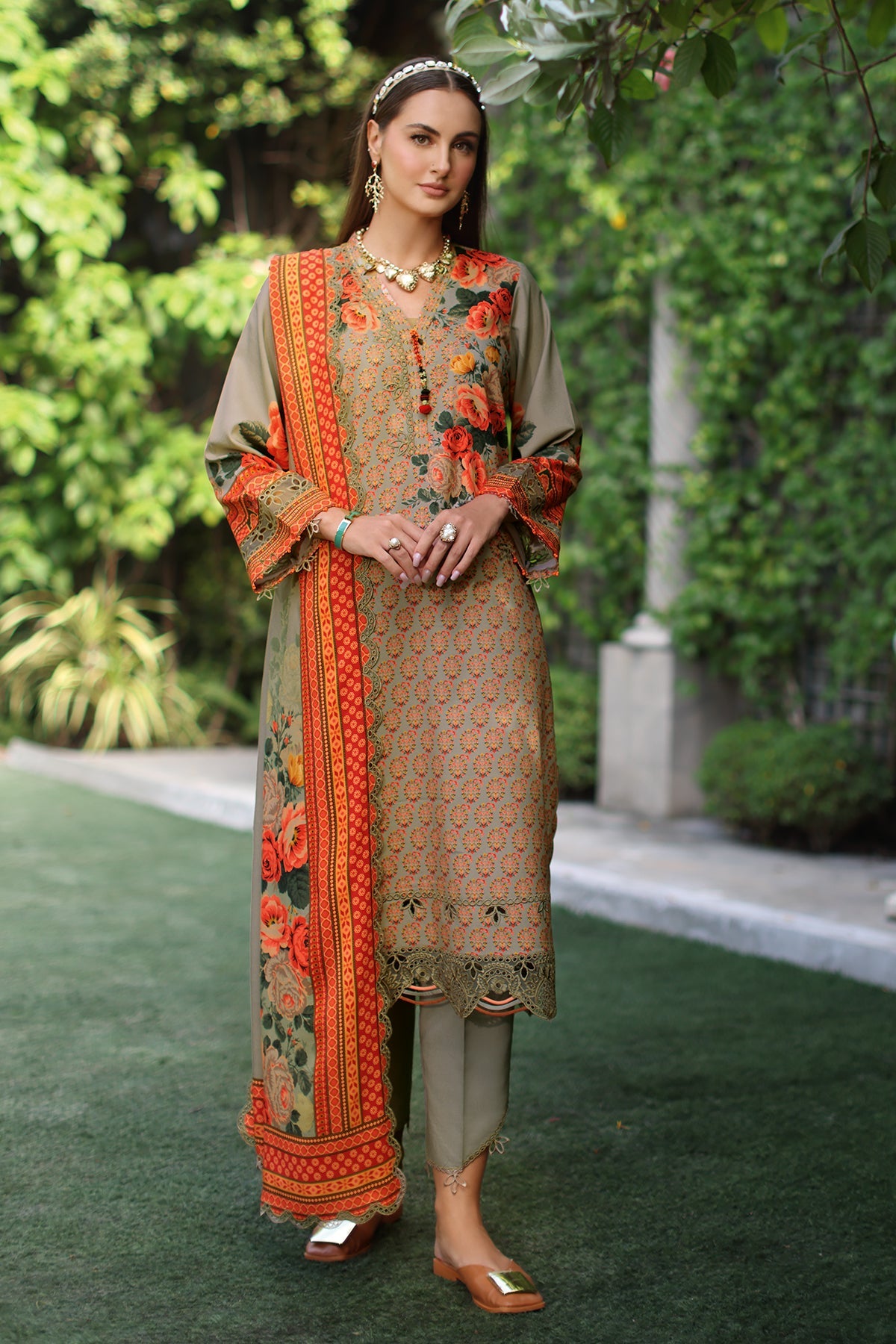 Charizma Luxury Embroidered Suit