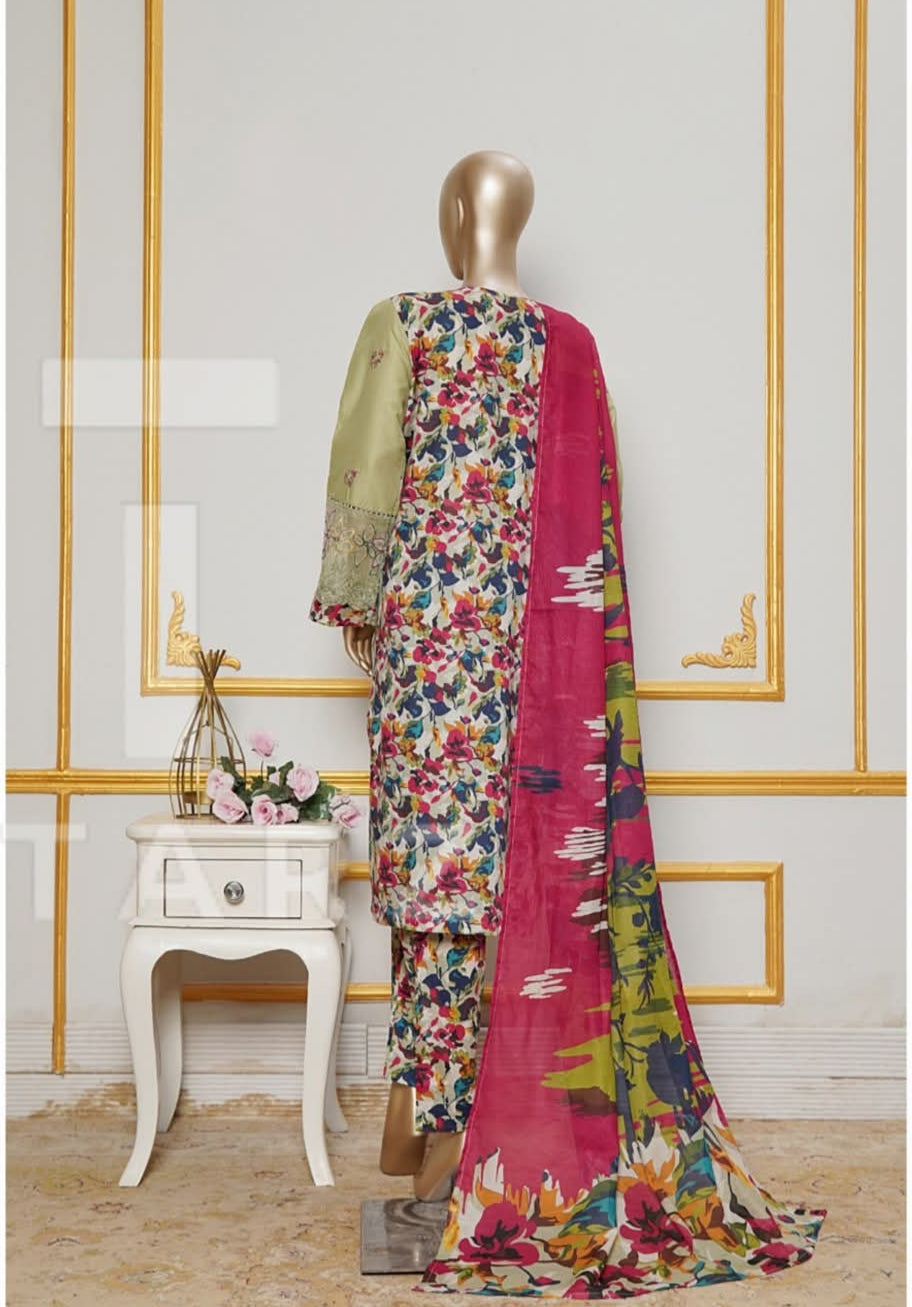 BIN SAEED EMBROIDERED LUXURY LAWN
