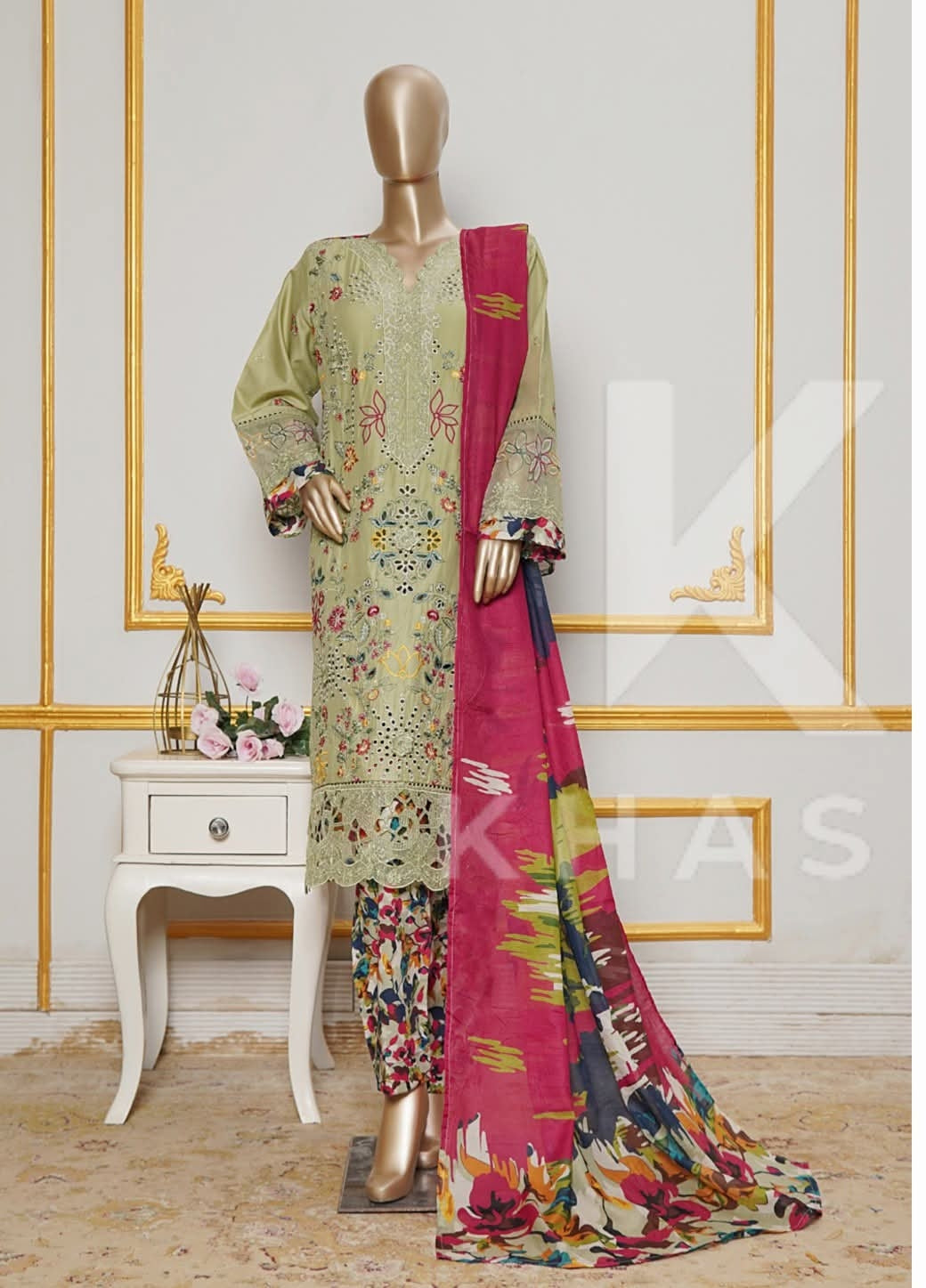 BIN SAEED EMBROIDERED LUXURY LAWN