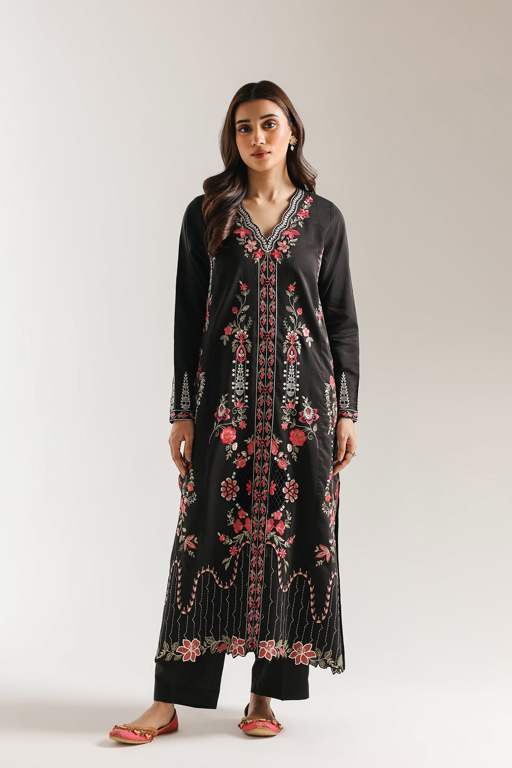 Ethnic Embroidered 2pc Suit