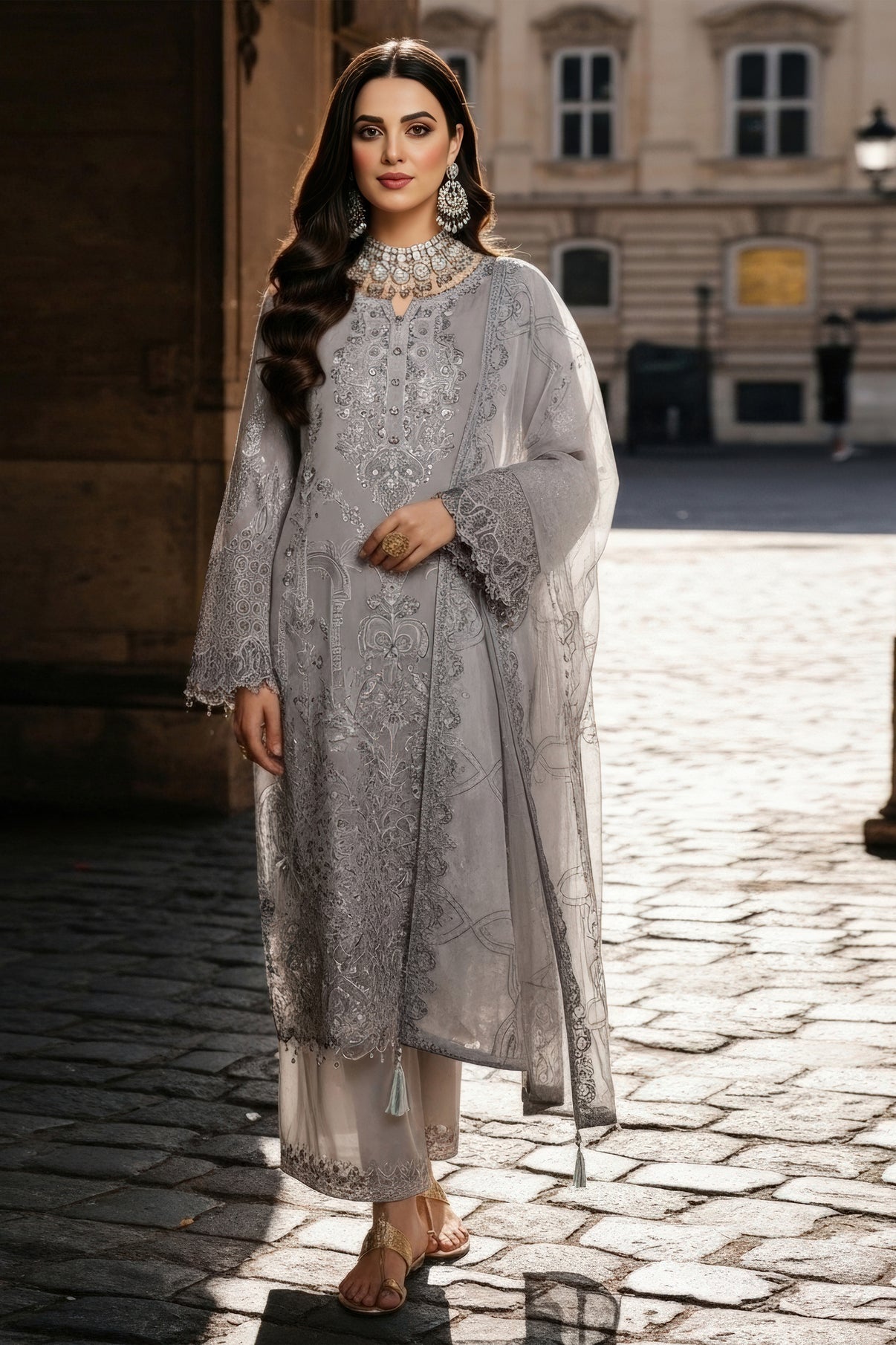 Imrozia Embroidered Chiffon Collection
