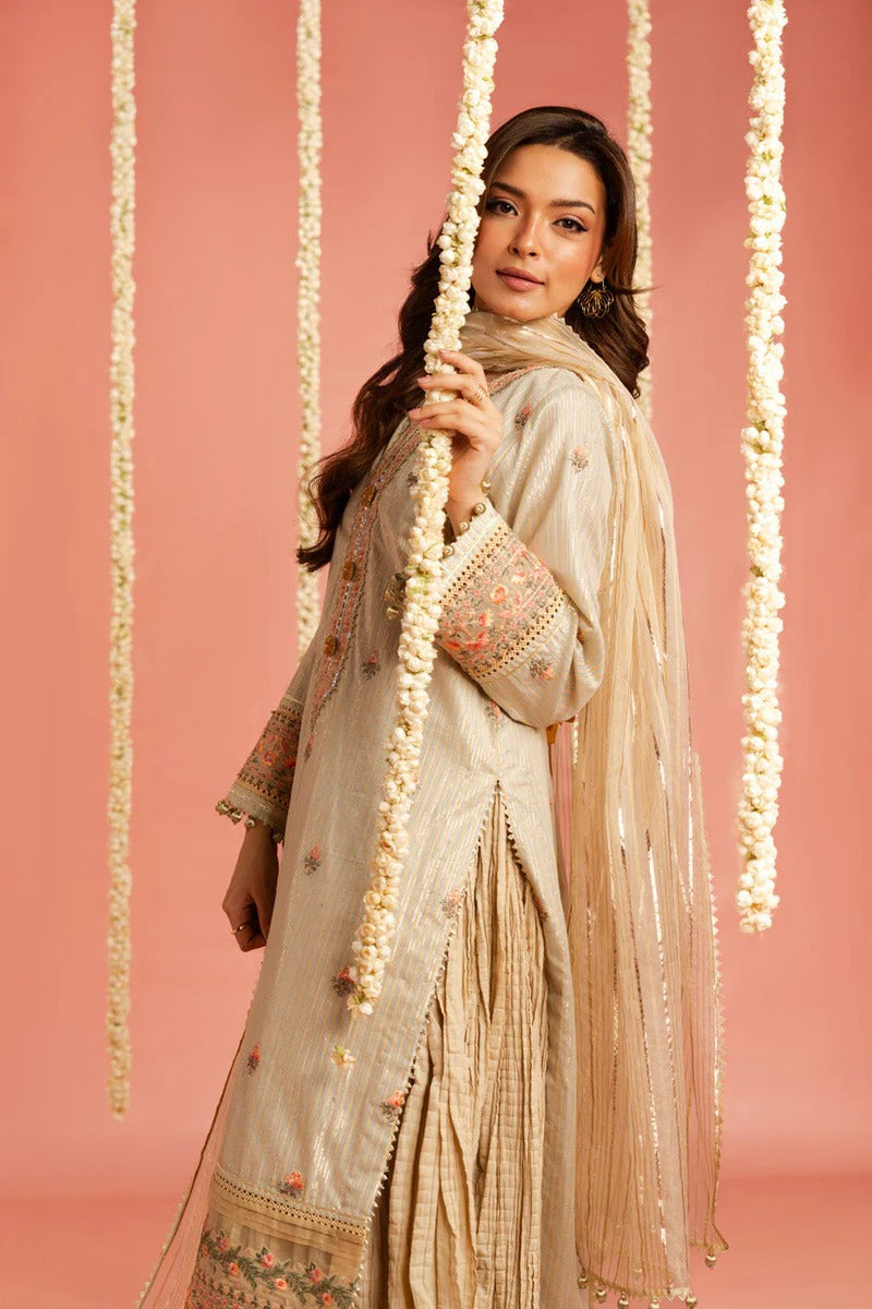 3 Piece Embroidered Suit by Alkaram Studio